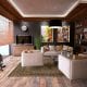 Upscale home living room with many valuables