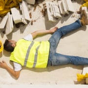 construction worker injured in fall